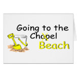 Going To The Chapel (Beach) (Pail) Greeting Card