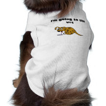 Going to the vet doggie tshirt