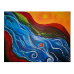 going with the flow post cards