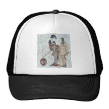 Gokuin Seneimon par Katsushika, Hokusai Ukiyo-e. Casquette