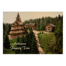 Gol Stave Church, Oslo, Norway Business Card Templates
