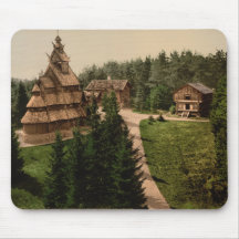 Gol Stave Church, Oslo, Norway Mouse Pads