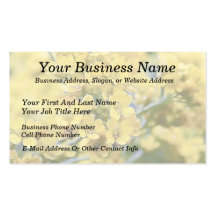 Gold Alyssum - Perennial Business Card Template