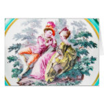Gold Anchor Chelsea 'Whatteau Couple' circa 1765 Cards