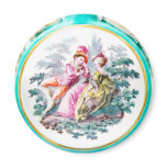 Gold Anchor Chelsea 'Whatteau Couple' circa 1765 Fridge Magnets
