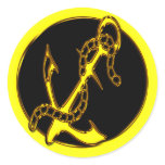 GOLD ANCHOR stickers
