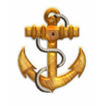 Gold Anchor t-shirts