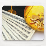 Gold And Cash Mousepads