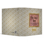 Gold and Ivory Formal Album [1.5 inch binder]