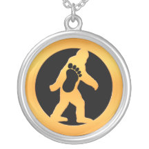 Gold Bigfoot Pendant