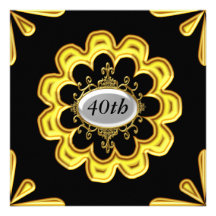 Gold Birthday Party Invitations Gold