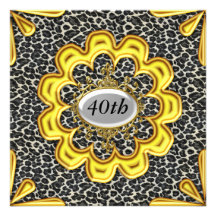 Gold Birthday Party Invitations Gold