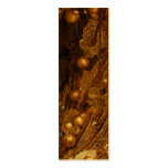 Gold branches gift tag business card