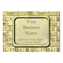 Gold Brick Business Cards
