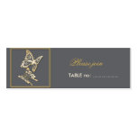Gold Butterfly Custom Table Place Card Business Card Templates