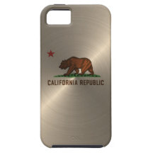 Gold California Republic iPhone 5 Cover