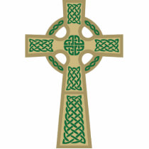 Gold Celtic Cross Photo Sculpture