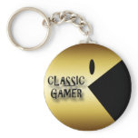 GOLD CLASSIC GAMER KEYCHAIN