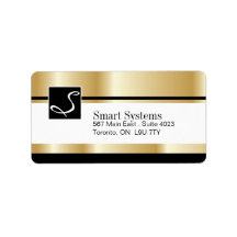 Gold Corporate Labels