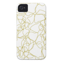 Gold Crackle Iphone 4 Case