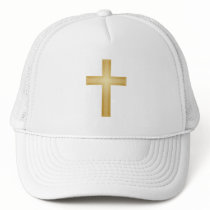 Gold Cross/Easter Trucker Hats