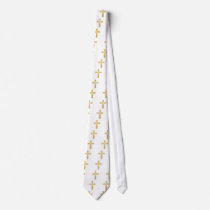 Gold Cross/Easter Neck Tie