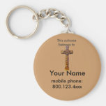 Gold Cross Suitcase ID tag Key Chains