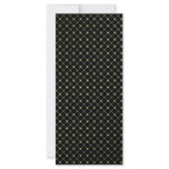Gold Crosses Pattern Template Custom Rack Card