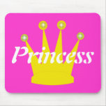 Gold Crown Princess Mousepads