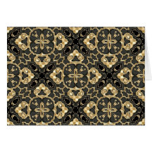 Gold Crowns Lace Cards