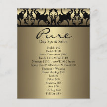 Gold Damask Flyer