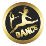 GOLD DANCER STICKERS