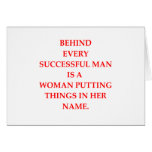 gold digger joke greeting card