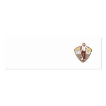Gold Digger Miner Prospector Shield Business Cards