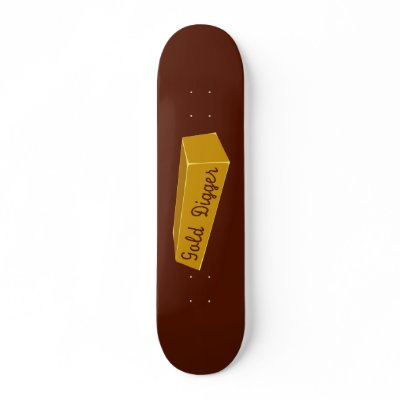 Gold Digger Skateboard Decks by stikstikly