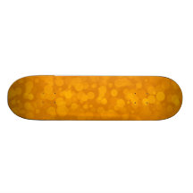 Gold Dots Skate Board