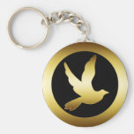 GOLD DOVE KEY CHAIN