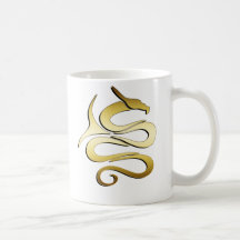 GOLD DRAGON COFFEE MUGS
