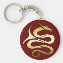 GOLD DRAGON KEY CHAINS