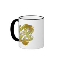 GOLD DRAGON MUG