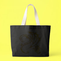 Gold Dragon with Kanji Symbol bags