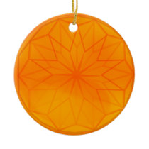 Gold dreamweaver globe christmas ornament