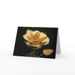 GOLD DUST ROSE CARD
