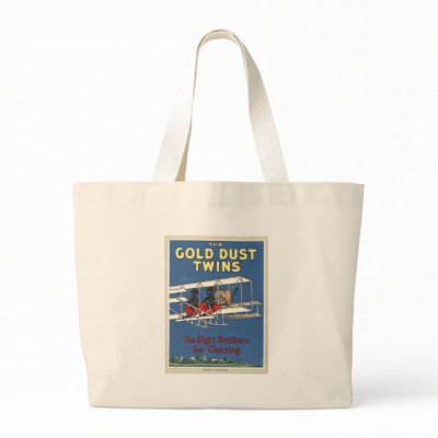 Gold Dust Twins Cleaner Airplane Ad Bag by vintagegiftmall