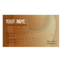 Gold Electric-telic Business card