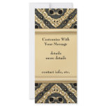 Gold Embossed Lace Rack Card Template