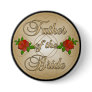 Gold Father of the Bride (FoB) Button