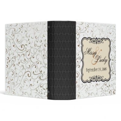 Gold Filigree Wedding/Anniversary Album by mjakubo434
