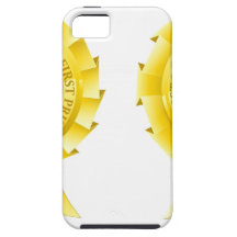 Gold first prize rosettes iPhone 5 case