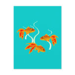 Gold Fishies Post Card